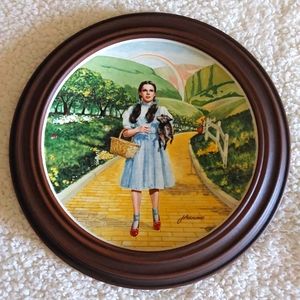 🌺 VTG Framed Knowles First Issue China Plate - Ltd. Ed.